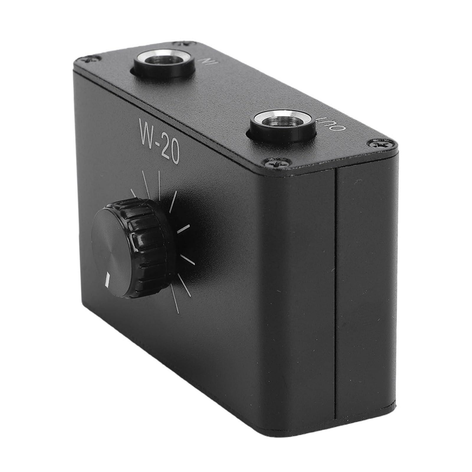 Attenuatore di Controllo del Volume da 1/4 di Pollice, Controller Jack Passivo da 6,35 Mm, Attenuatori Mono Stereo con Regolazione Continua e Continua, Ideale per Microfoni per Strumenti