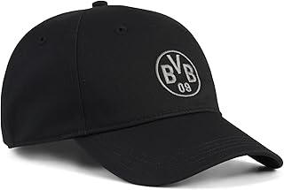 Unisex Yetişkin BVB ESS Cap Şapka PUMA Black-Flat Medium Gray Tek Beden