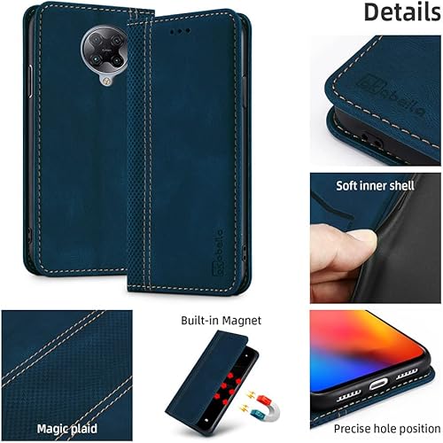 Miniatura 4 de Funda para Xiaomi Redmi K30 ProK30 Pro Zoom con bloqueo RFID, funda de piel sintética, tarjeterotarjeterofunda de teléfono Flip Folio TPU a prueba