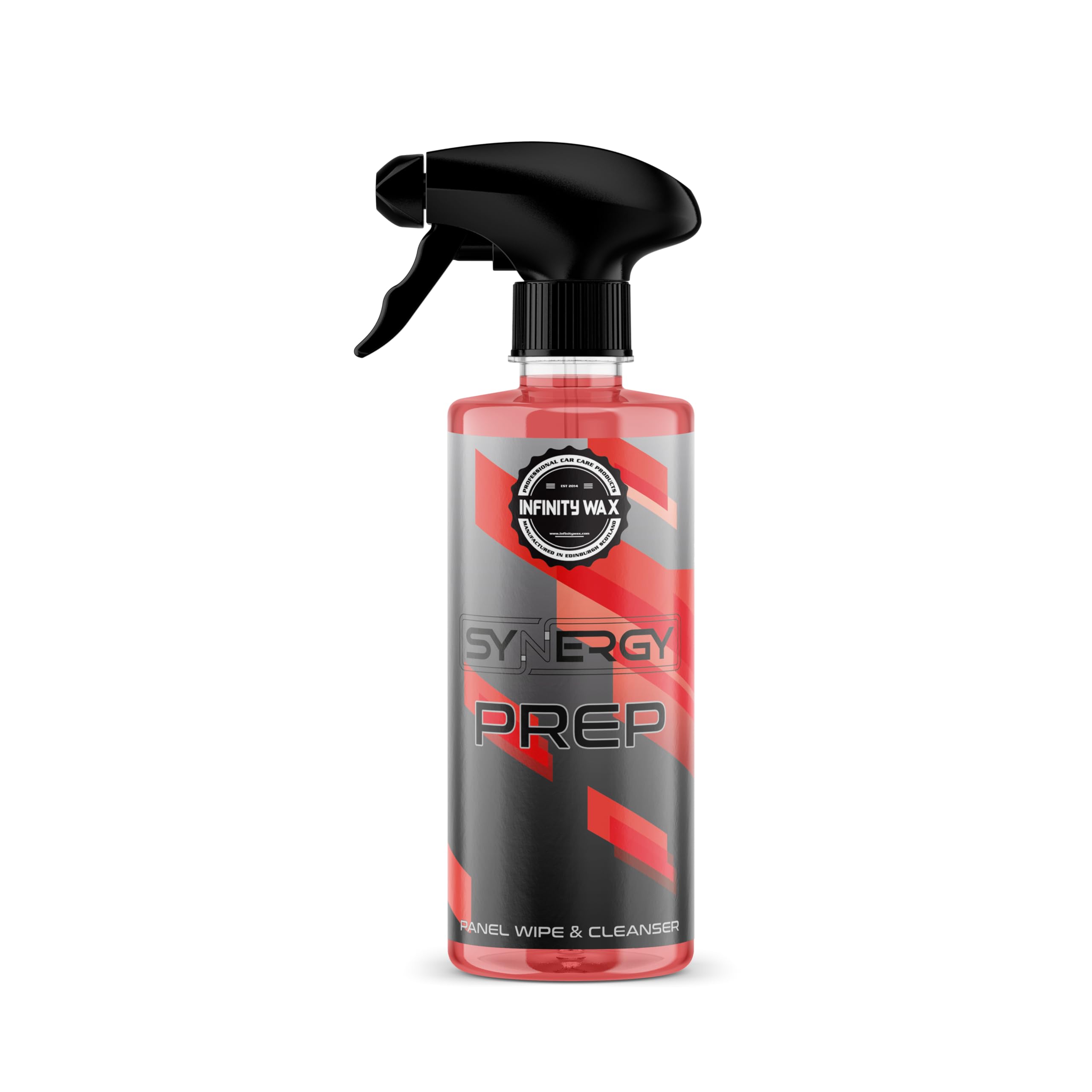 Infinity Wax Synergy Prep Panel Wipe 500ml Professional-Grade Ceramic Coating Prep Spray, Red Cola Scented, Anti-Static, IPA-Based Surface Cleanser