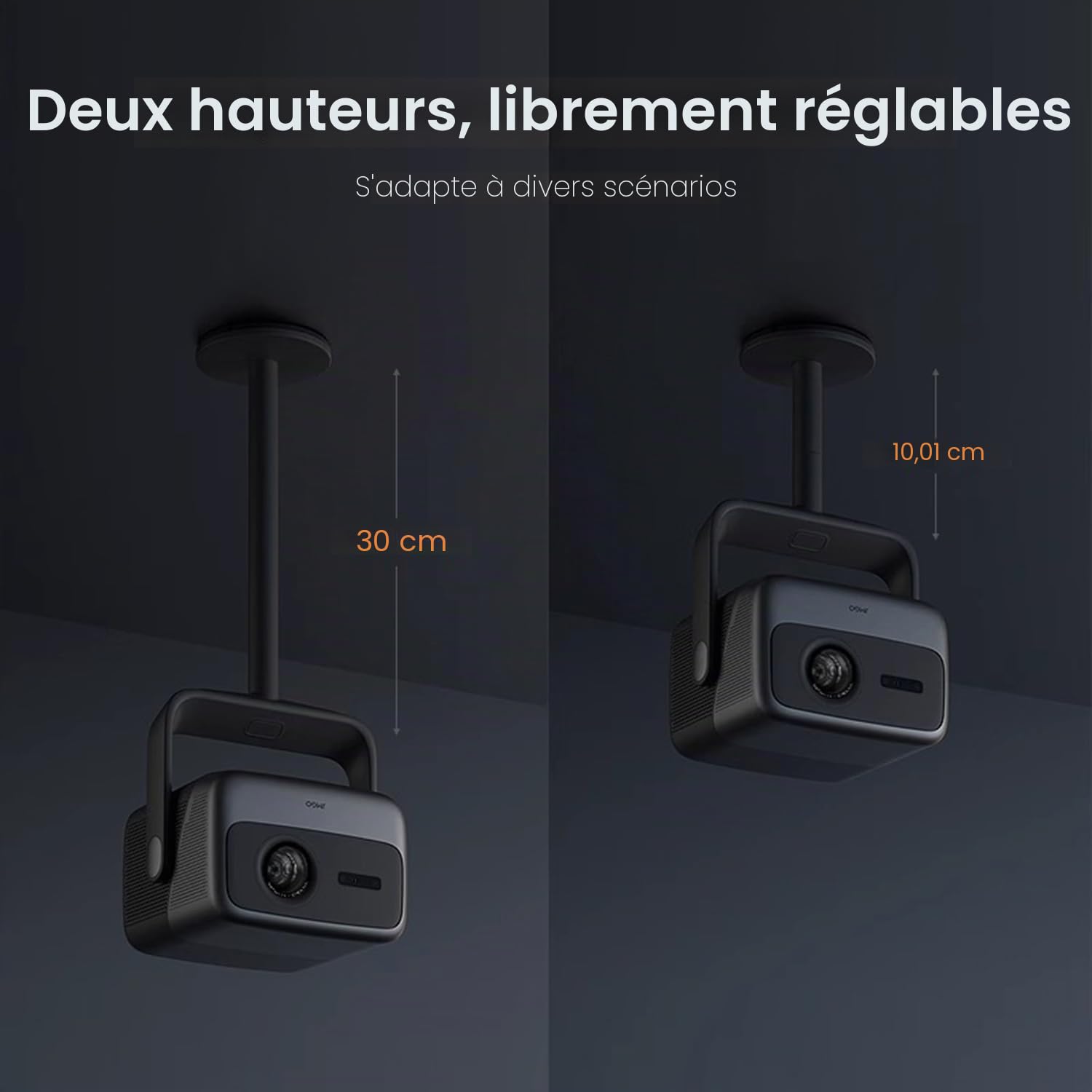 JMGO Support Plafond pour Projecteurs N1S Ultra/N1S Ultimate/N1S Pro/N1 Ultra/N1 Pro Vidéoprojecteur Supports