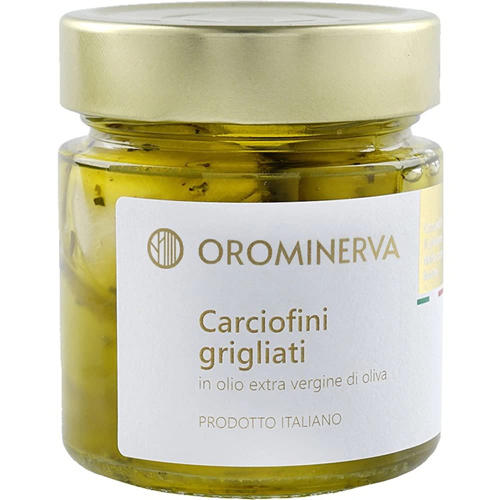 OROMINERVA - Box Bontà - Confezione regalo alimentare con prodotti tipici, specialità italiane: carciofini, friarielli, funghetti, asparagi, olive, pomodori secchi