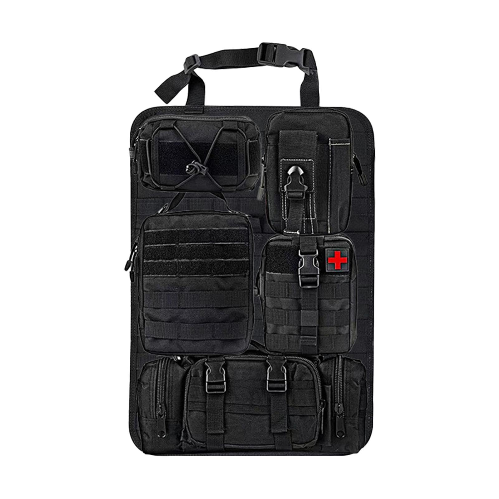 Organizzatori del sedile automobilistico, dietro Organizzatore di auto a | Cingcio regolabile in nylon 600D, per interni a tasche a più titoli per SUV, camionc