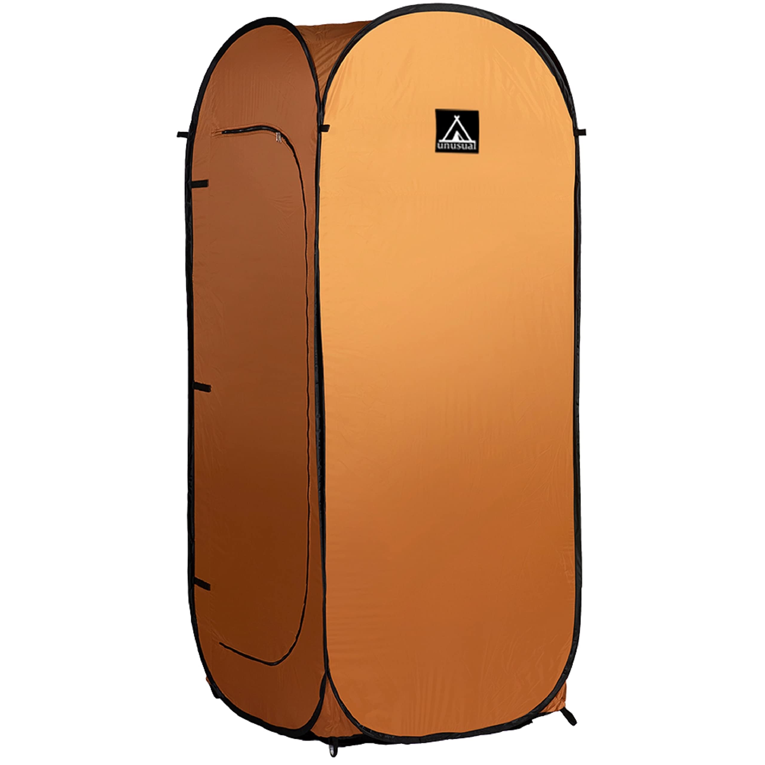 ワンタッチ一人用トイレテント （オレンジ） 収納ケース付き