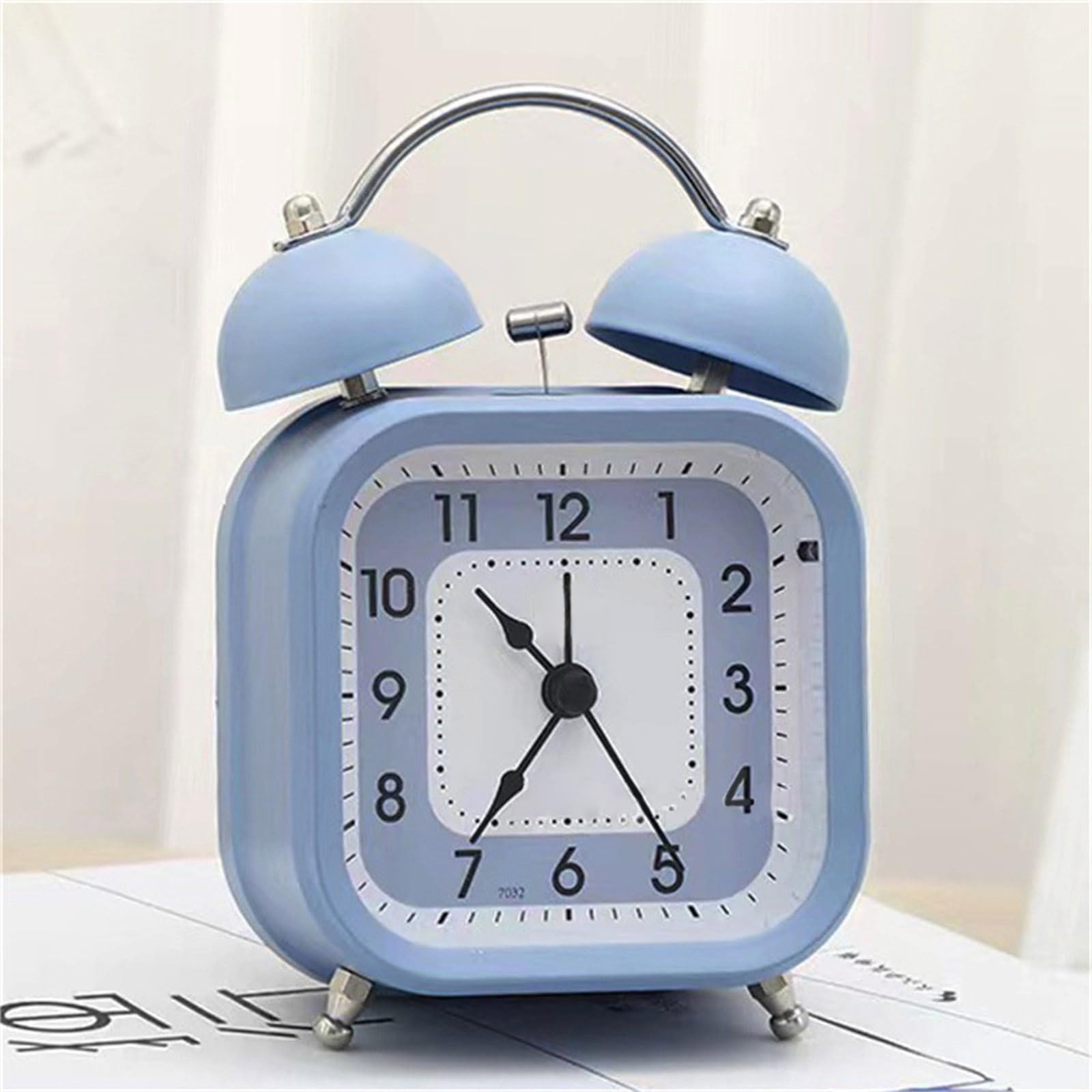 Amazon.co.jp: 目覚まし時計 小型四角ナイトライト 光る時計 卓上時計