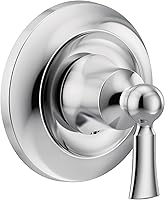 Vista 4 de Moen UT4511NL Wynford M-CORE Kit de ajuste de válvula de transferencia de 1 mango, requiere válvula, níquel pulido