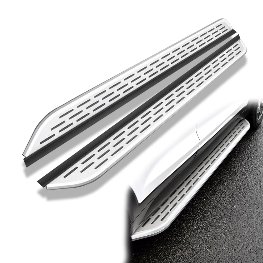 Pedane Laterali per SUV Range Rover Evoque 2011-2018, NerfBar, Accessori a Pedale in Alluminio con Staffe