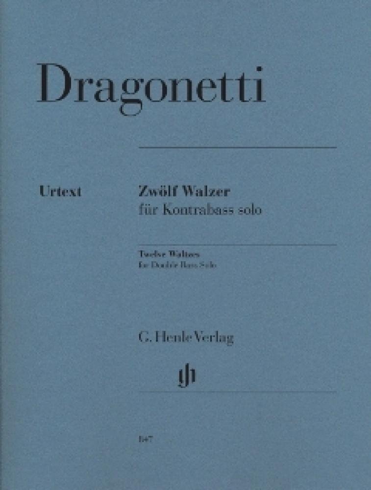 12 Waltzes for Double Bass solo - Double Bass - Double Bass - (HN 847)