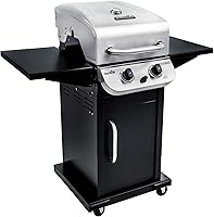 Vista 5 de Char-Broil Performance Series Convective 2-Burner Cabinet Propane Gas Stainless Steel Grill - 463673519P1 Negro / Plateado