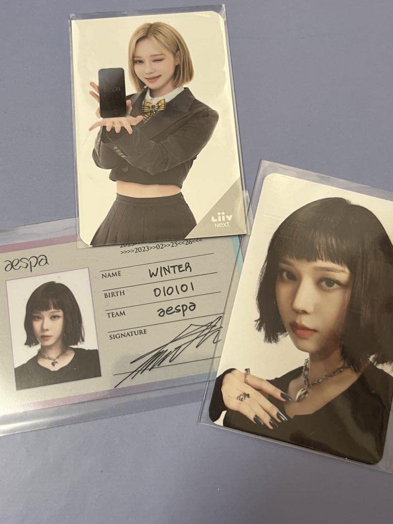 Amazon.co.jp: aespa エスパ グッズ ウィンター トレカ セット : おもちゃ