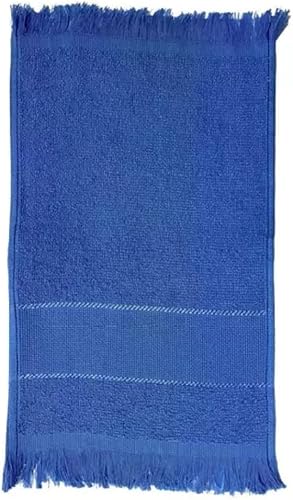 ZYNEX - Kit 6 toalhas de mão com franja cores sortidas, 23cm x 42cm, para bordar, artesanato, toalha