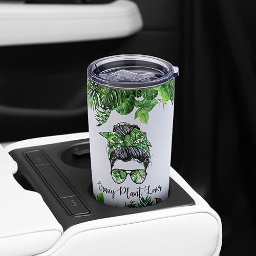 Miniatura 7 de Regalos para amantes de las plantas, vaso de viaje para mujeres amantes de las plantas, taza de café, regalos de jardinería para amantes de las