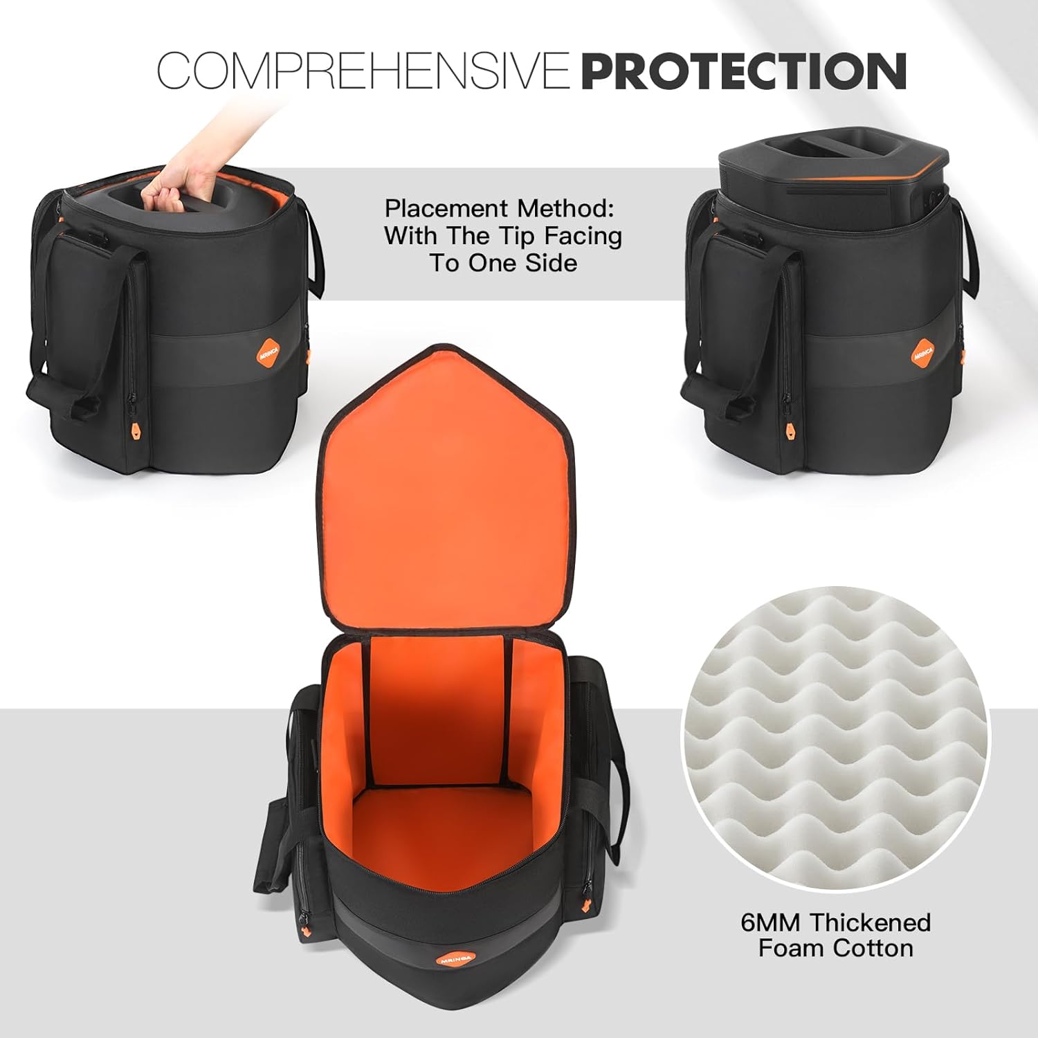 Carrying Case Compatible with Bose S1 Pro/S1 Pro+, Protective Cover Bag with Shoulder Strap, Durable Design for PA System Speaker, Microphones, Charger & Accessories - Image 5