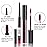 evpct 2Pcs Purple Plum Matte 24-hour Liquid Lipstick and Lip Liner Pencil Makeup Set Women Dark Red Bright Berry Liquid Lipstick Matte Lip Tint 24H and with Lip Liner Set Waterproof Long Lasting 1