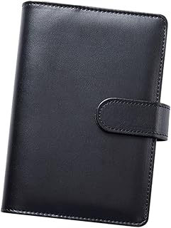 Fichário De Couro Bloco De Notas De Couro Fichários De Escritório Fichário De Orçamento Para Dinheiro Bloco De Notas De Orçamento Fichário De Orçamento De Dinheiro Fichário