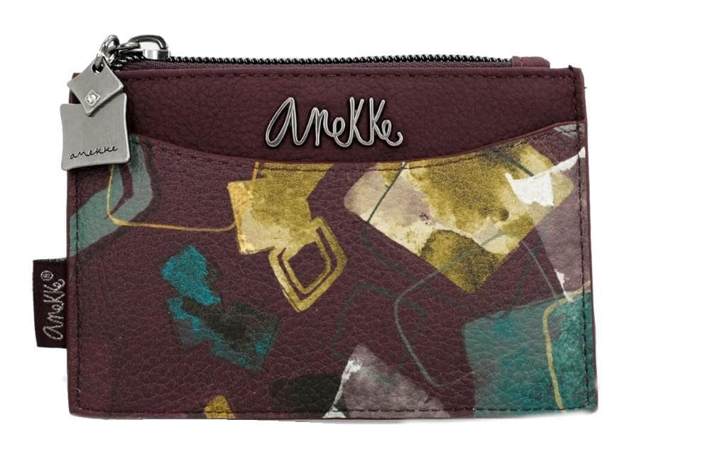 Monedero tarjetero Anekke 41779 Evolution en morado - Mujer