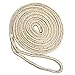 New England Ropes 1/2" Double Braid Dock Line - White/Gold w/Tracer - 15
