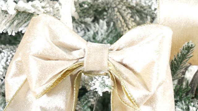 Amazon.com: DINDOSAL Champagne Gold Velvet Wired Ribbon 4 Inch x
