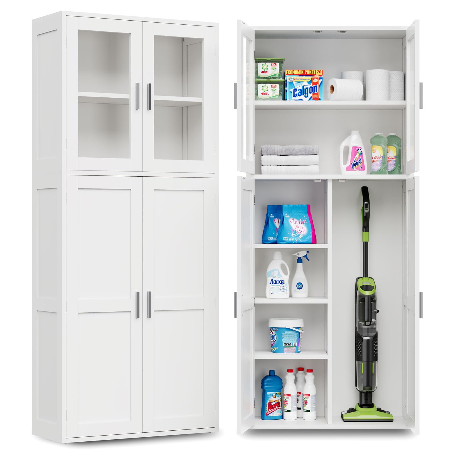 Polsterreiniger Gerät VCM Holz Besenschrank Staubsauger