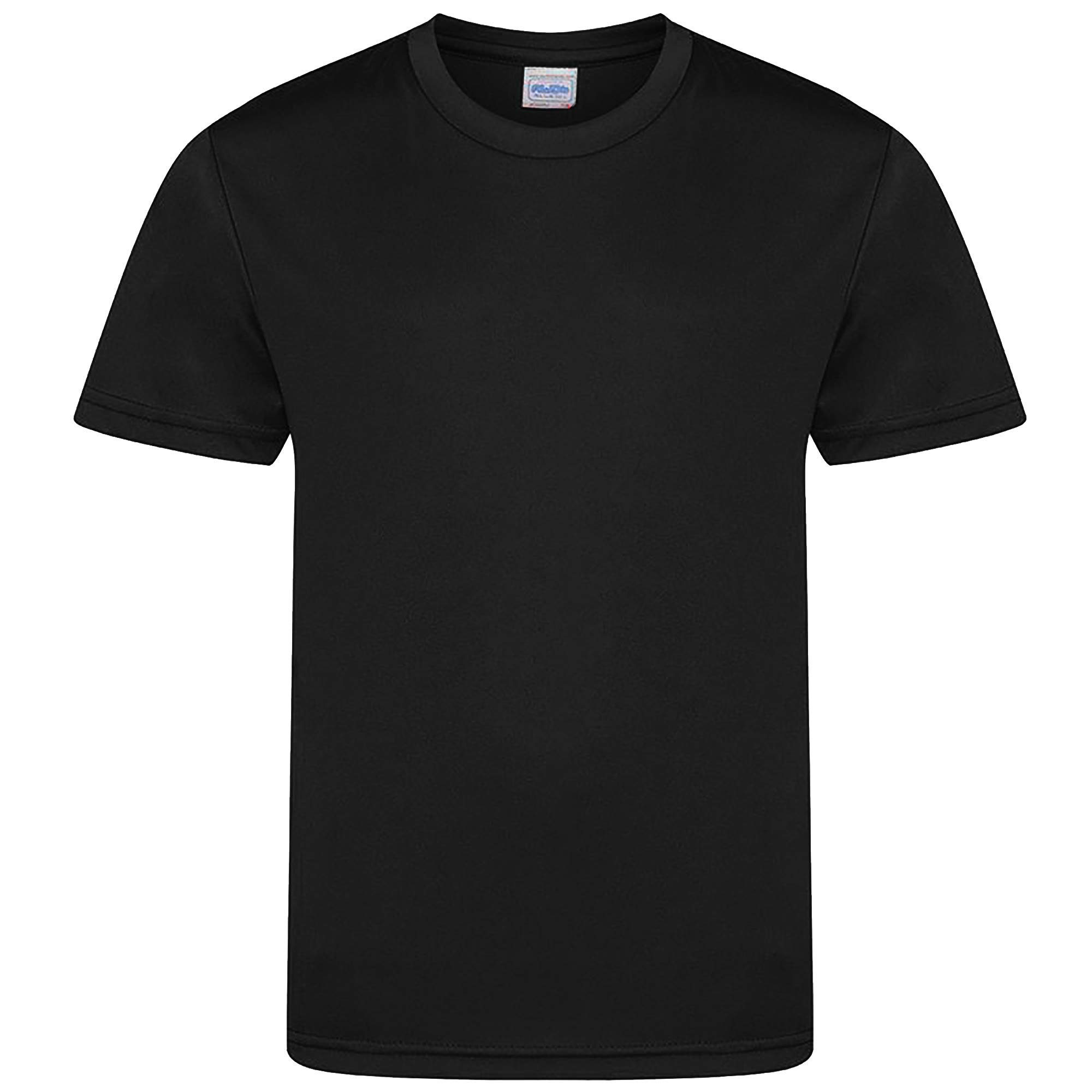 Just Cool Unisex Kids Noir Children's T-Shirt Smooth