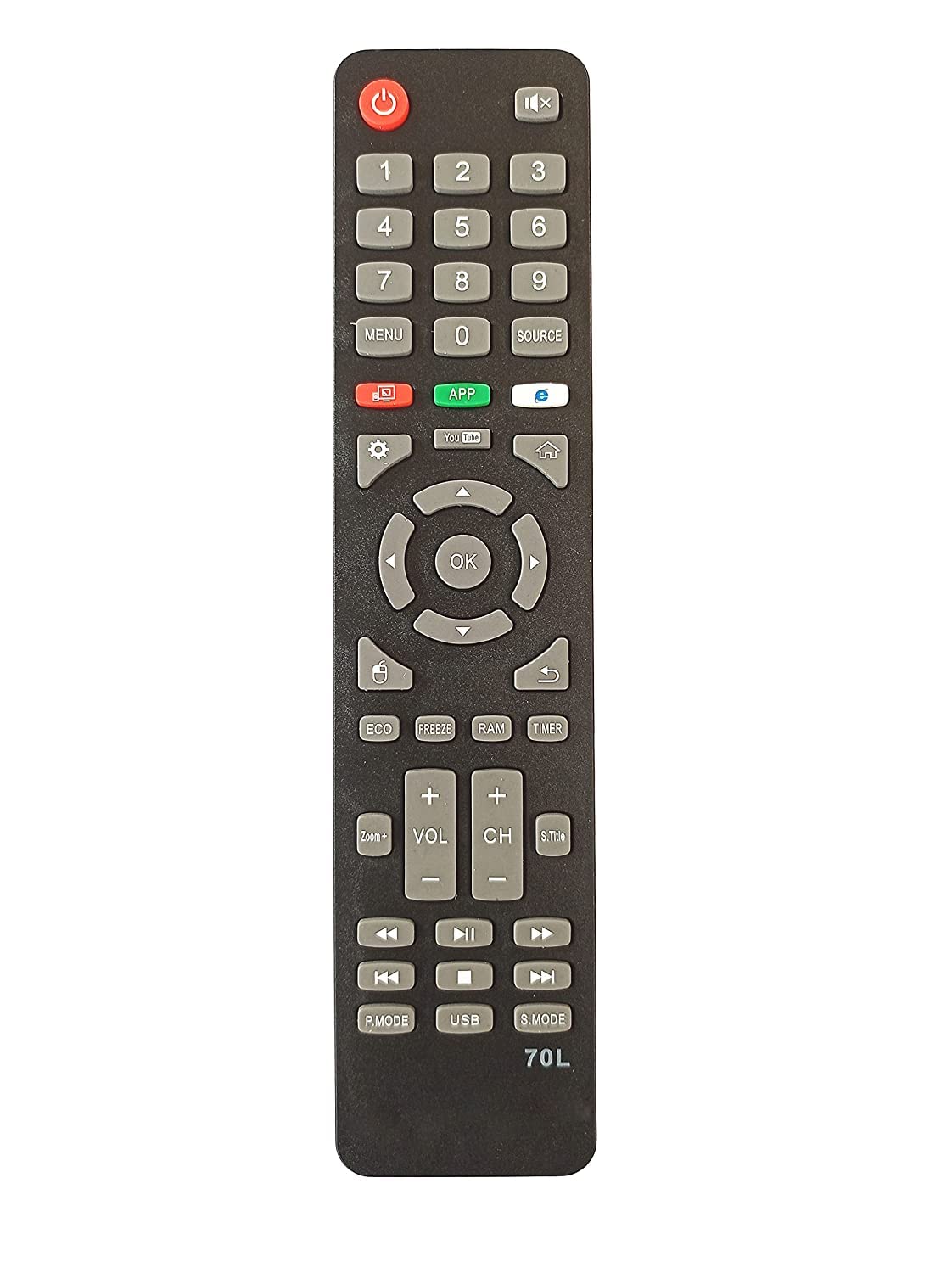 BhalTech 70L LCD LED Smart TV Remote Control Compatible for Mr Light Tv Remote, Black (B0B6CF7XNK) Amazon Price History, Amazon Price Tracker
