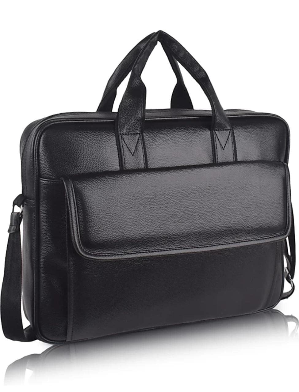 RUTENDO Black Laptop Messenger Bag For Men & Women Daily Uses Waterproof Messenger Bag (Black, 35 L) (B09S9Z5WHD) Amazon Price History, Amazon Price Tracker