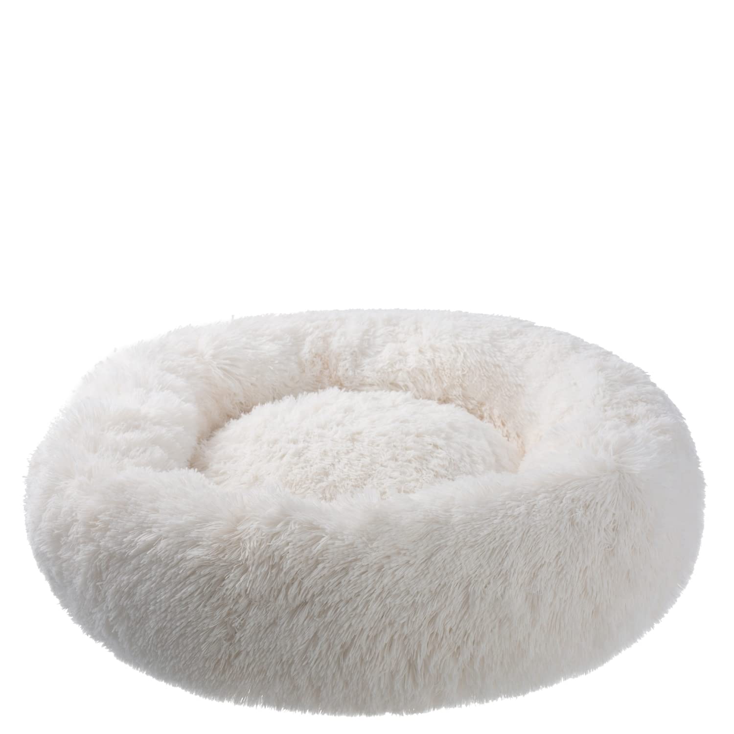 Hundebett Rund rutschfest waschbar Farb- und Größenwahl, beige, Ø 120 cm