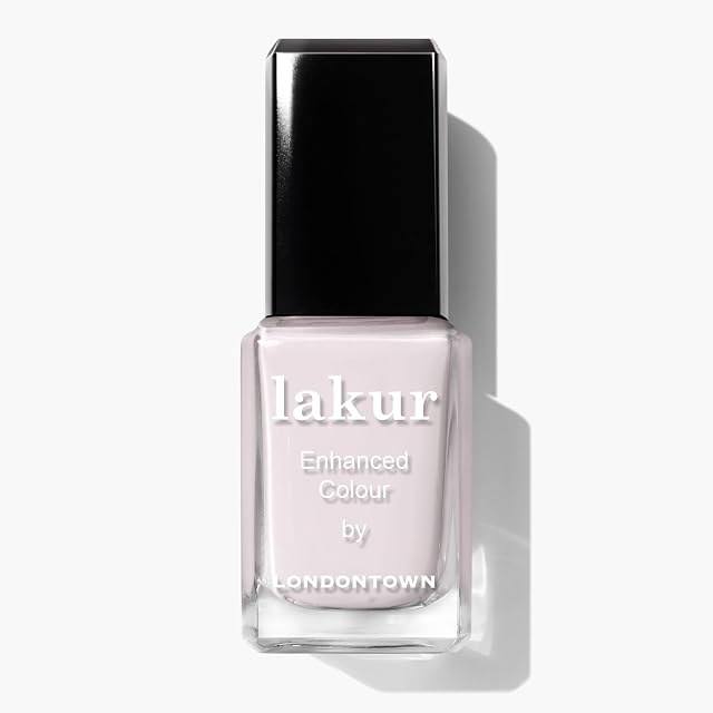 LONDONTOWN Pale Pink Glossy Nail Polish, Ski Bunny lakur, Vegan Chip-résistant à la laque longue durée, 40 - Oui, oui.