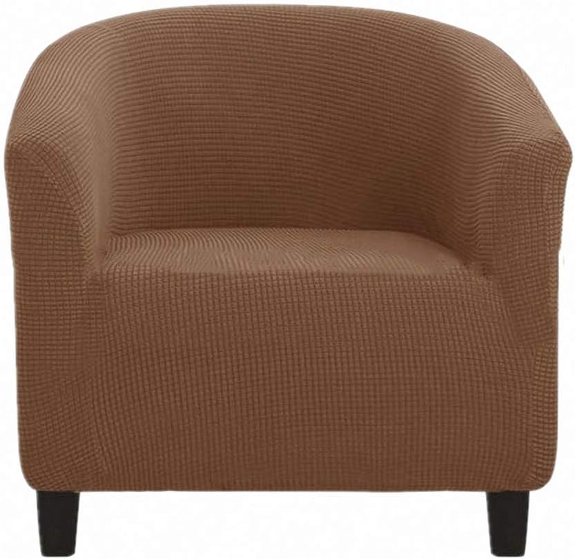 Club/Cafe Chair Slipcover Stretch Spandex Jacquard Chair Cover Protector Couch Covers, Green