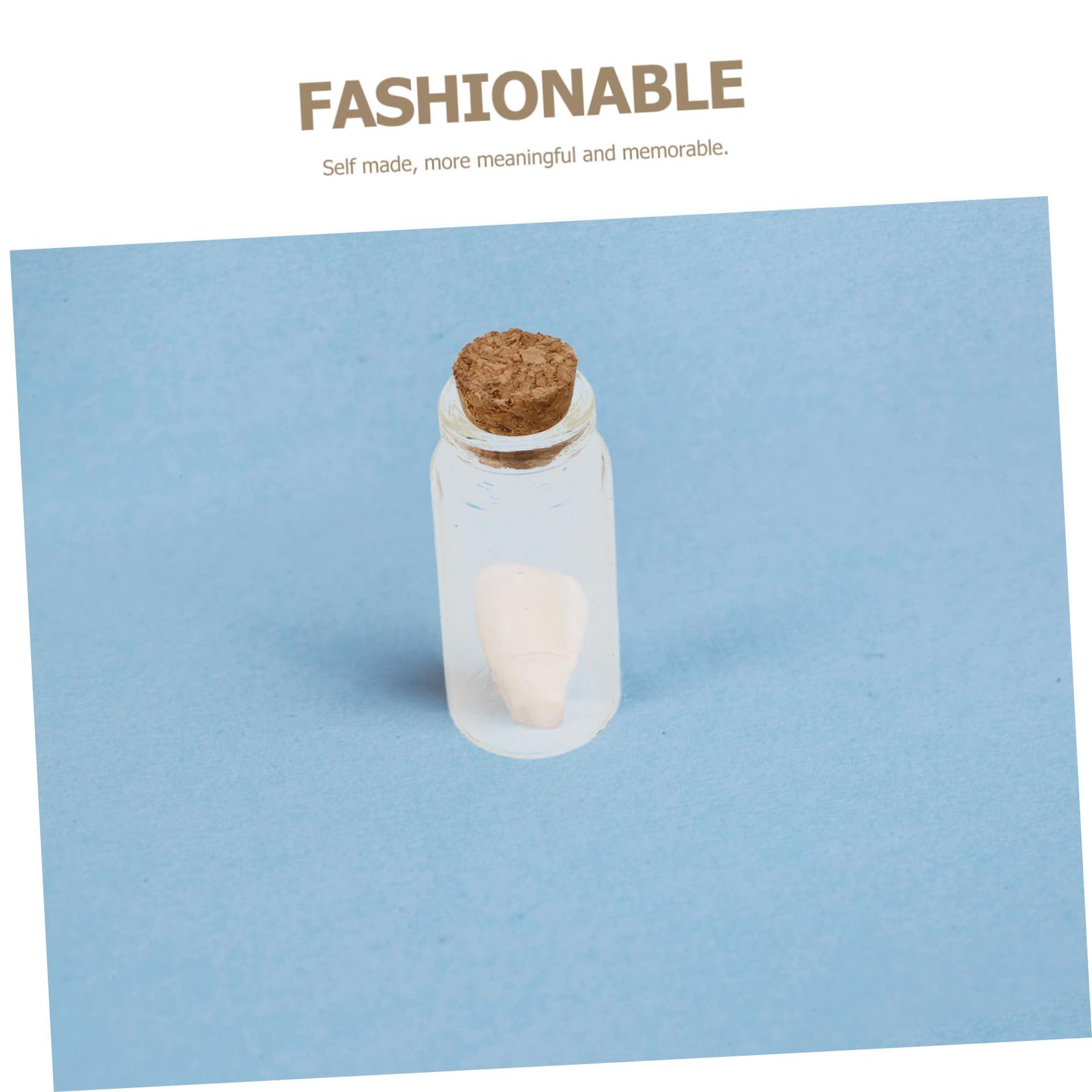 GOOHOCHY 1Sets Umbilical Cord Keepsake Box for First Haircut Milk Teeth Fetal Hair Preservation Safe Storage Bottle with Containers DIY Collection Box for Memorable Moments