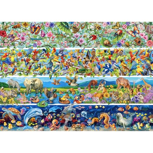 HUADADA 1000 Piece Jigsaw Puzzles for Adults,All Things Have