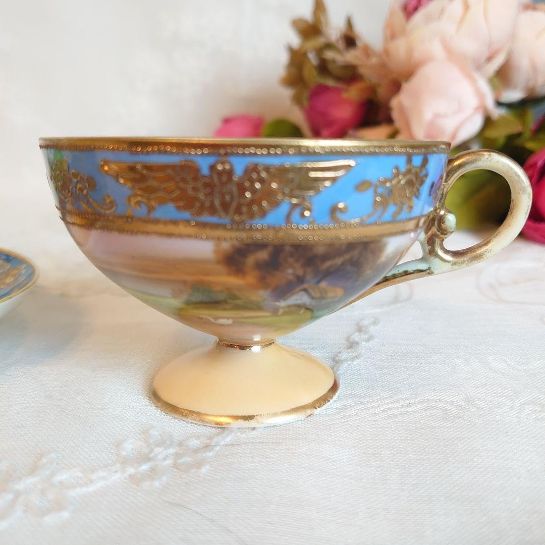 オールドノリタケ スワン カップ&ソーサー 【公式通販】