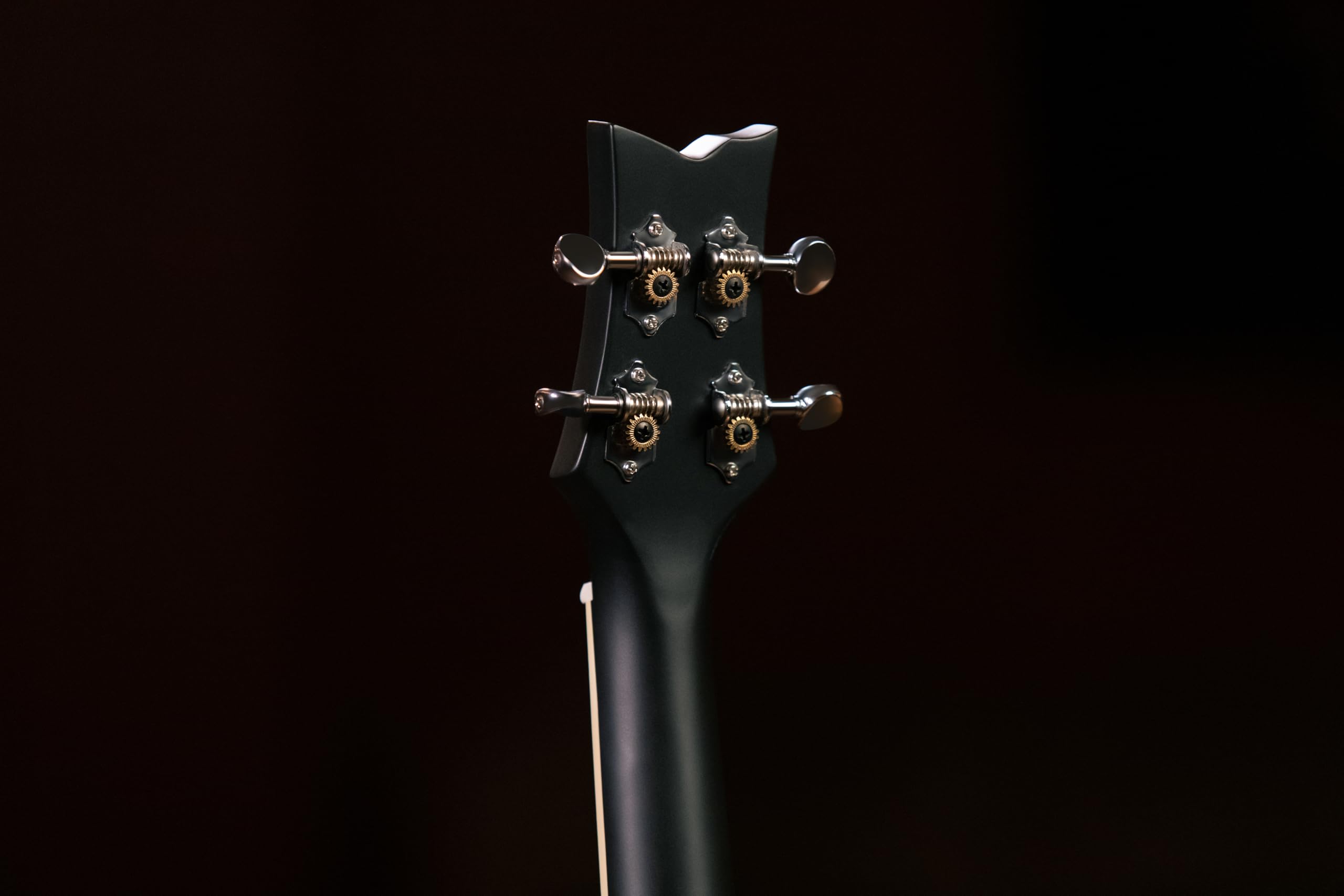 Ortega Guitars Banjo Ukulele Akustisch – Banjolele Series – Closed Back – Remofell/Ahorn, Schwarz (OUBJ100-SBK)