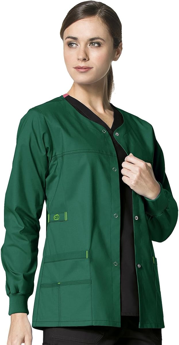 WonderWink Women's Wonderflex Constance Scrub Jacket: Clothing