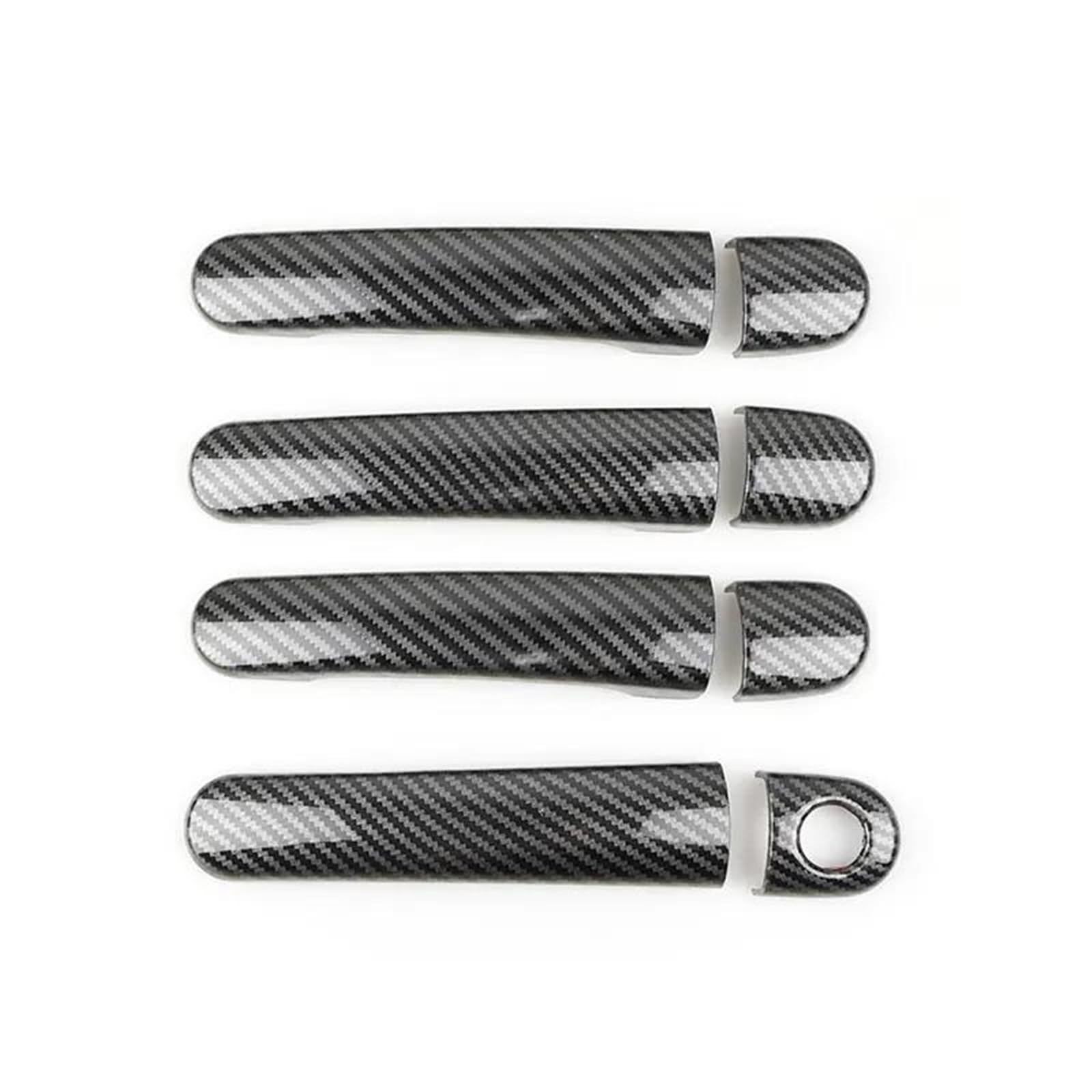 YESKIT Car Styling Exterior Door Handle Covers Trim Accessories for Skoda for Octavia for Fabia 2001-2007(Style 4)