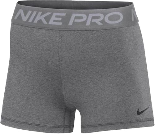 Nike - W NP 365 Short 3", Pantalones Cortos Mujer, Gris, L