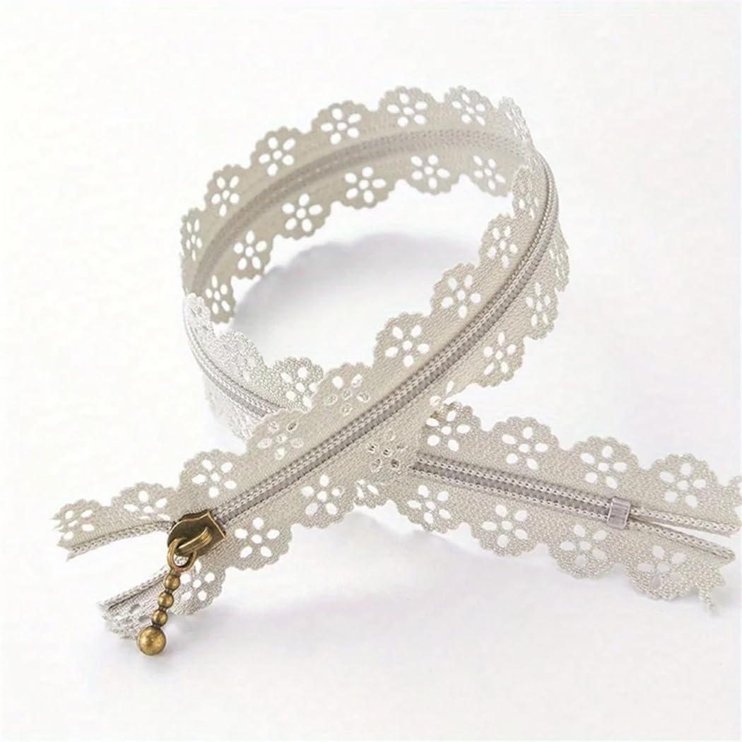10 buste in nylon per cucito e cucito, 15-30 cm, chiusura lampo corta