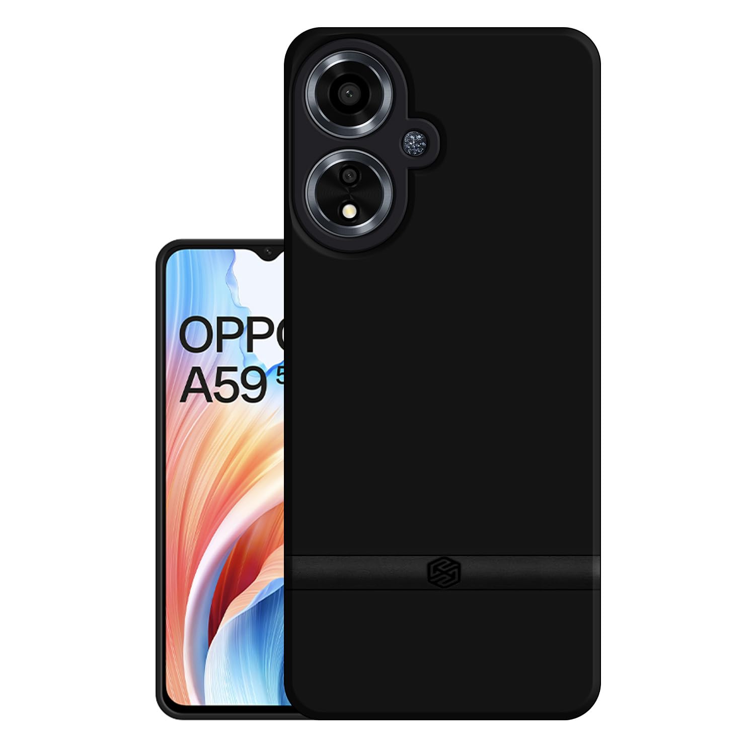 Hello Zone Oppo A59 5G Exclusive Matte Finish Soft Back Case Cover - Black (B0CR3ZZ1QN) Amazon Price History, Amazon Price Tracker