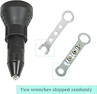 Vista 5 de marddpair Adaptador de taladro eléctrico de pistola de tuerca de remache para herramienta de remachado inalámbrico, adaptador de tuerca