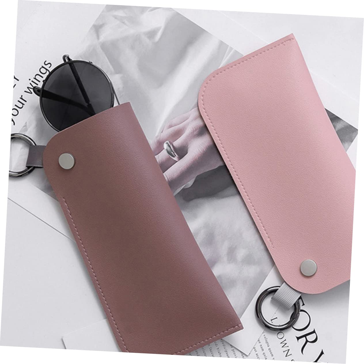 minkissy Brillenetui Brillen Sonnenbrillen Organizer Schlanke Tasche Tragetasche Für Sonnenbrillenetuis Sonnenbrillenetui Hartschale Weiche Sonnenbrillen Damen Dünne Brillen