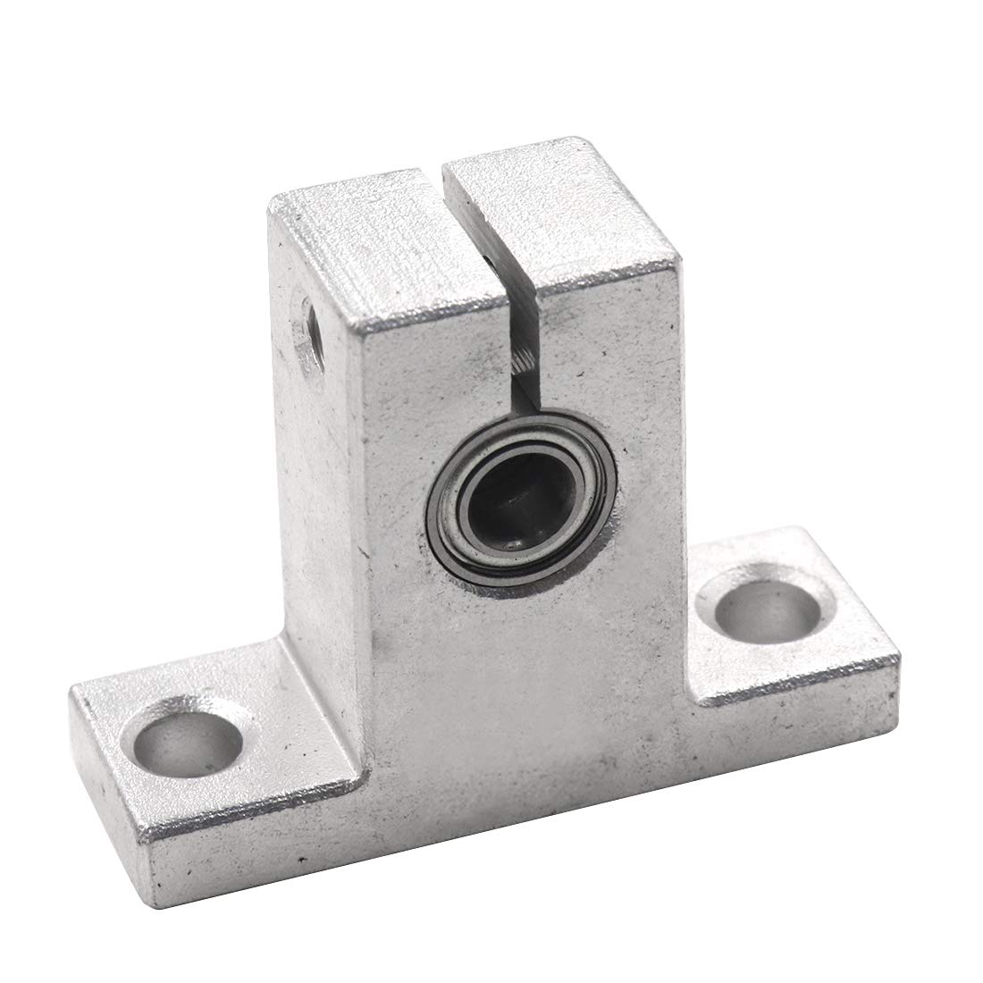 Sydien 2Packs SK10 Linear Rail Shaft Clamping Guide Support CNC Linear Motion Ball Slide with 5mm Bore Bearing — Amazon image 3
