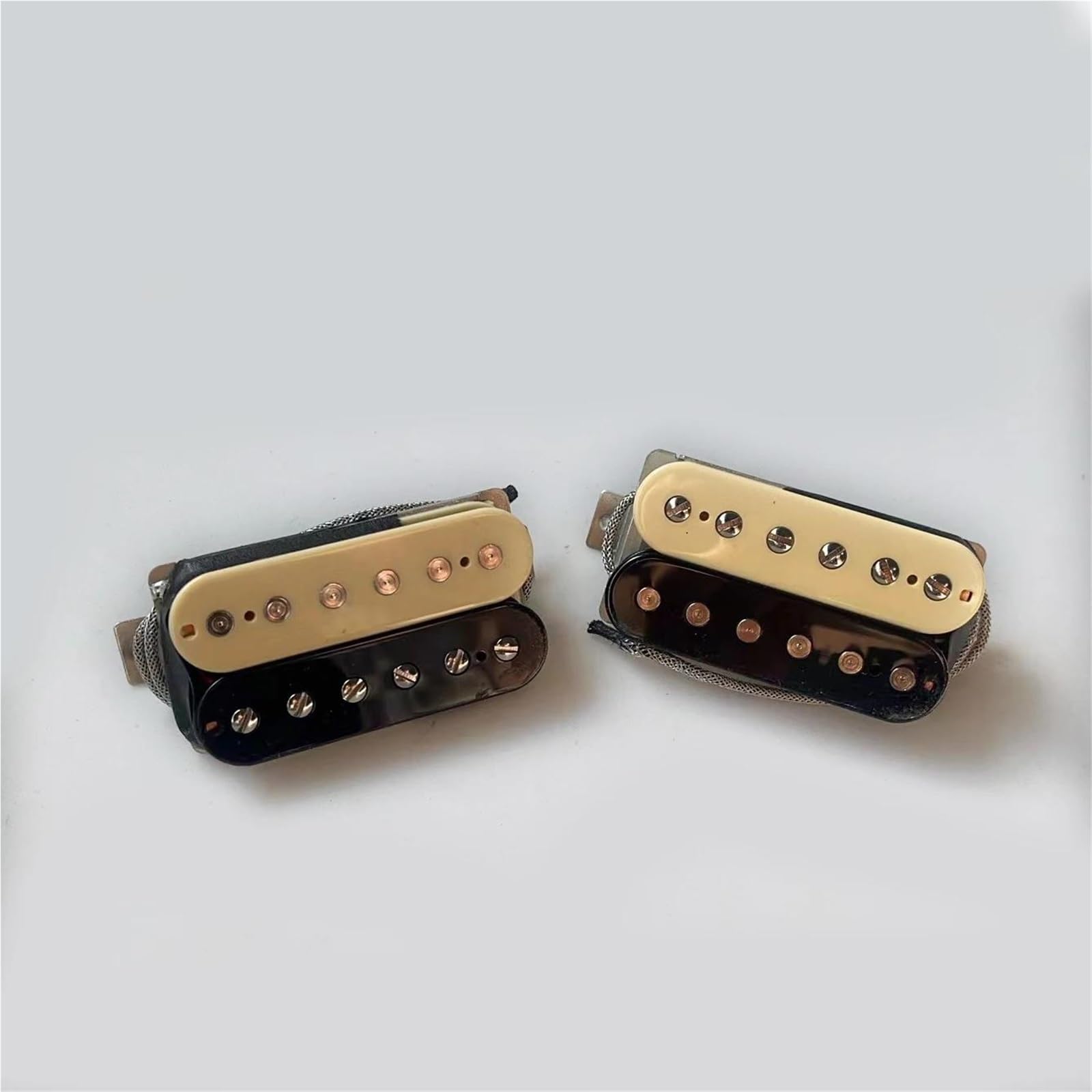 Przetworniki Humbucker Przetworniki gitarowe Czarny/Zebra Przetworniki Instrumentów Gitary Elektrycznej(Zebra)
