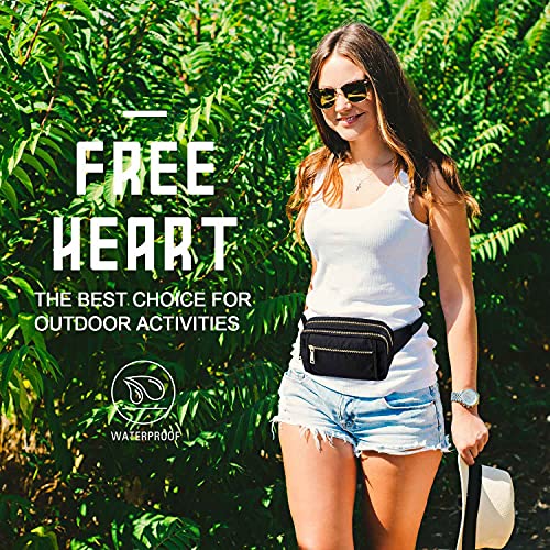 Fanny Packs For Women Men, Fashion Waist Pack Belt Bags For Teen Girls With Multi-Pockets Adjustable Belts, Cute Fanny Pack Bum Bag For Disney Travel Hiking Cycling #TOP7