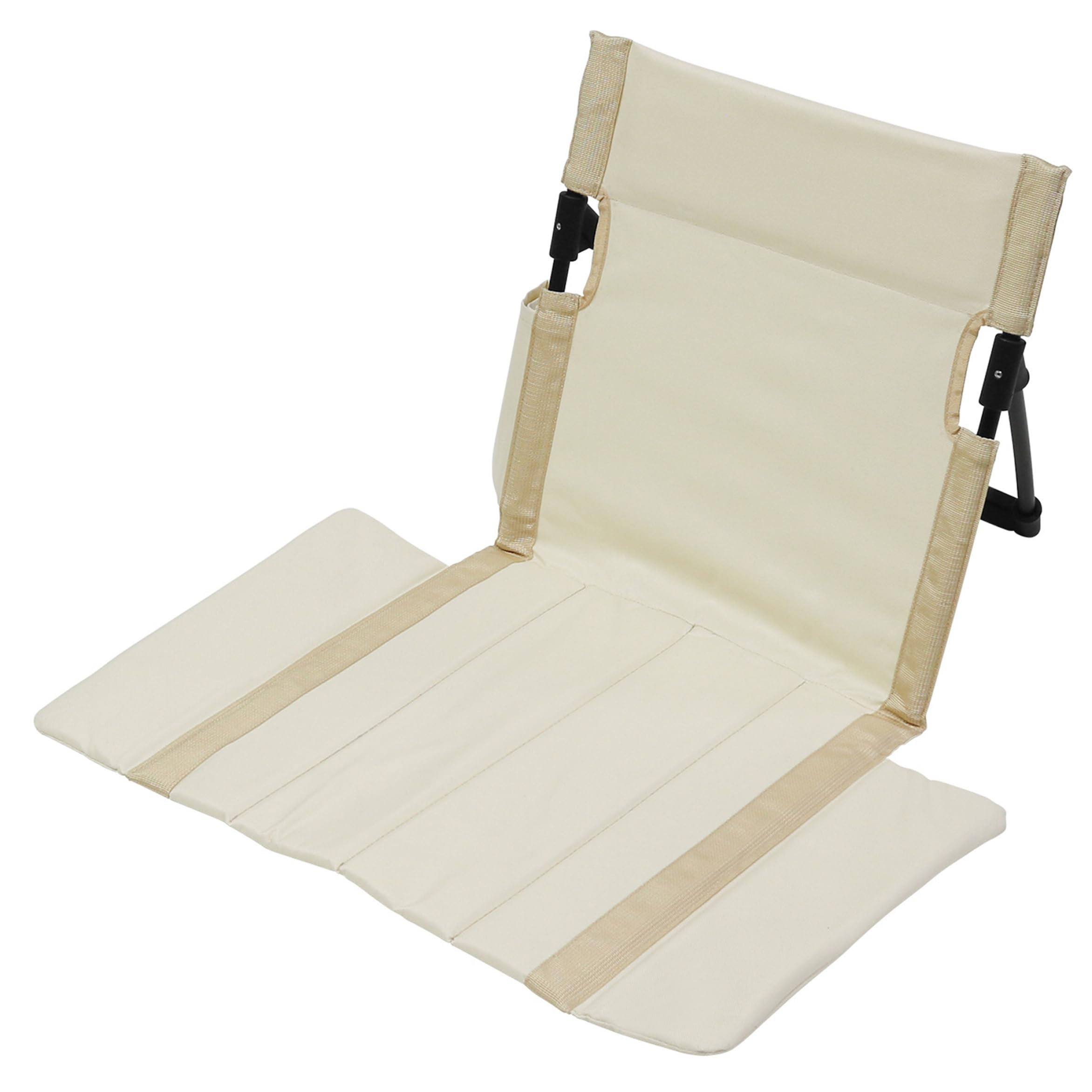 Chaise de plage pliable avec sac transport compact pour voyages en plein air