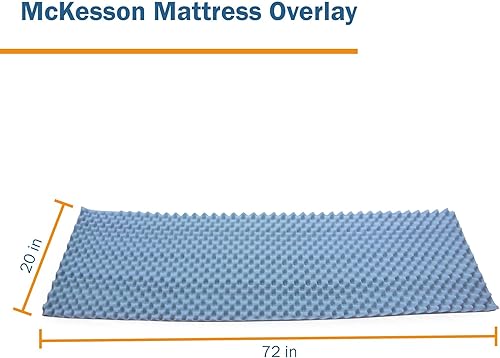 Miniatura 6 de McKesson Cubrecolchón – Almohadilla de espuma contorneada para el cuidado de decúbito para úlceras, úlceras, úlceras por presión, úlceras por