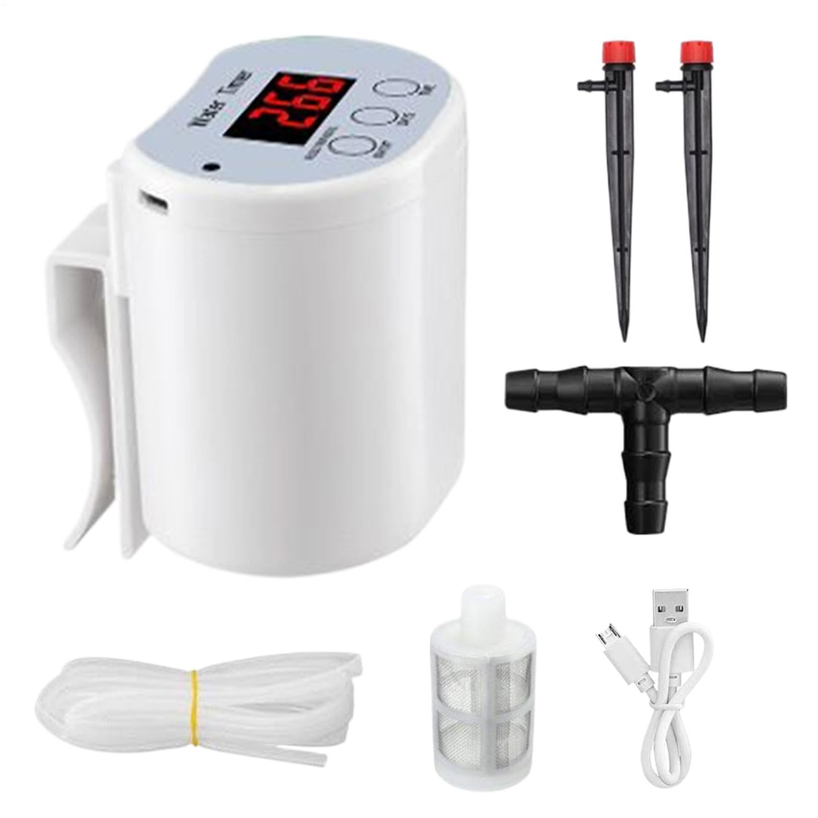 Kit Di Irrigazione A Automatico Accessorio Irrigazione Giardinaggio con | Dispositivi di irrigazione automatica per piante per balcone cortile viaggio vacanza giardino serra ufficio casa