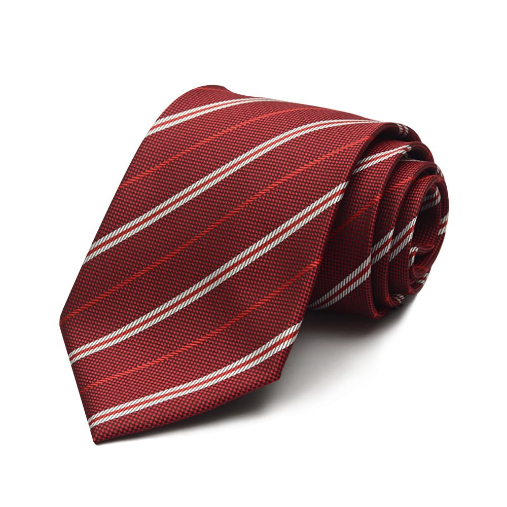 Fashion 3.5'' Ties for Men Business Wedding Necktie 9CM Checkered Striped Plaid Polka Dot Neck Tie Gift Box
