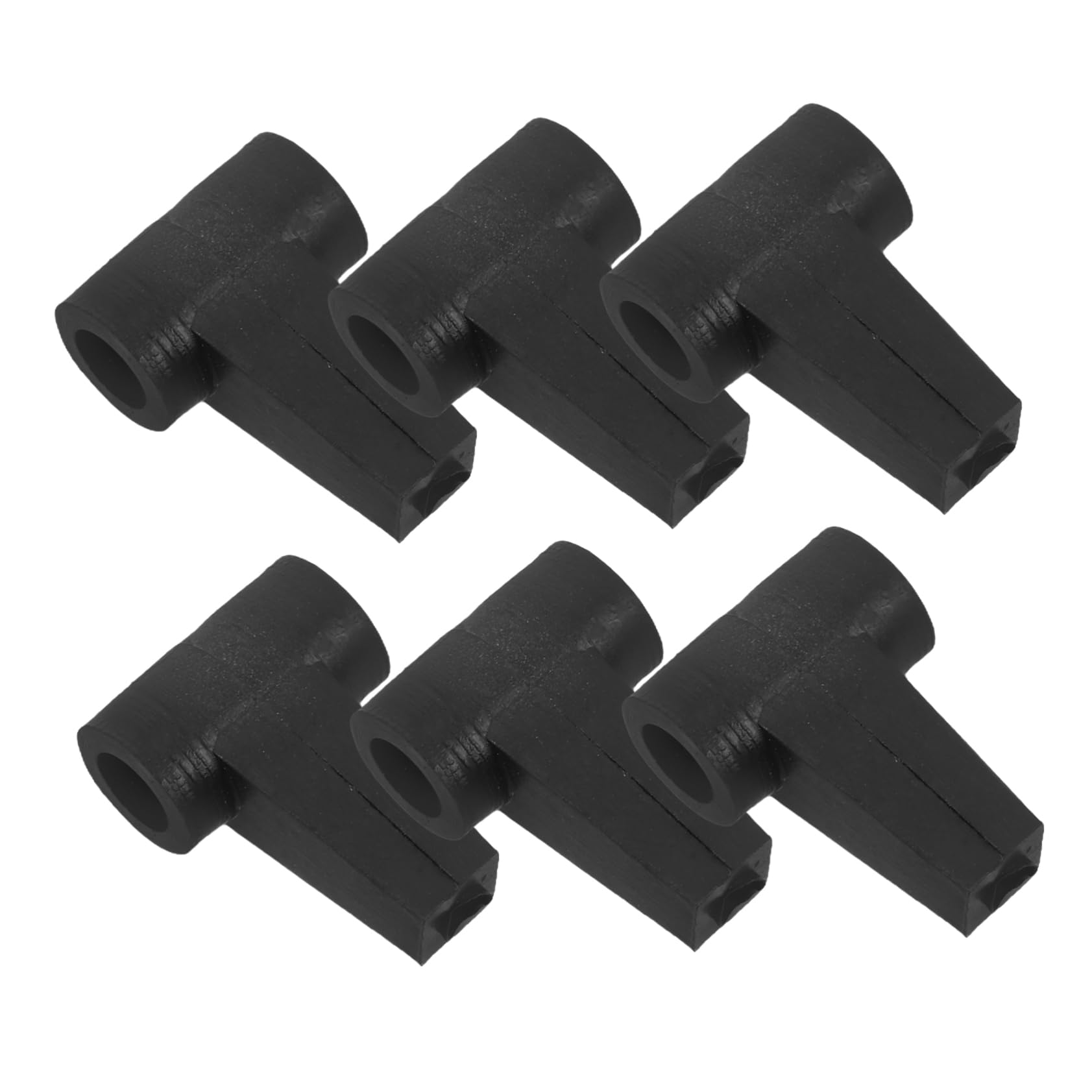 ORFOFE 6pcs Kite Accessories Kite Fixed Rod Support Rod Connector Kinte Frames DIY Plastic Frame Connector Outdoor Play Black Plastic