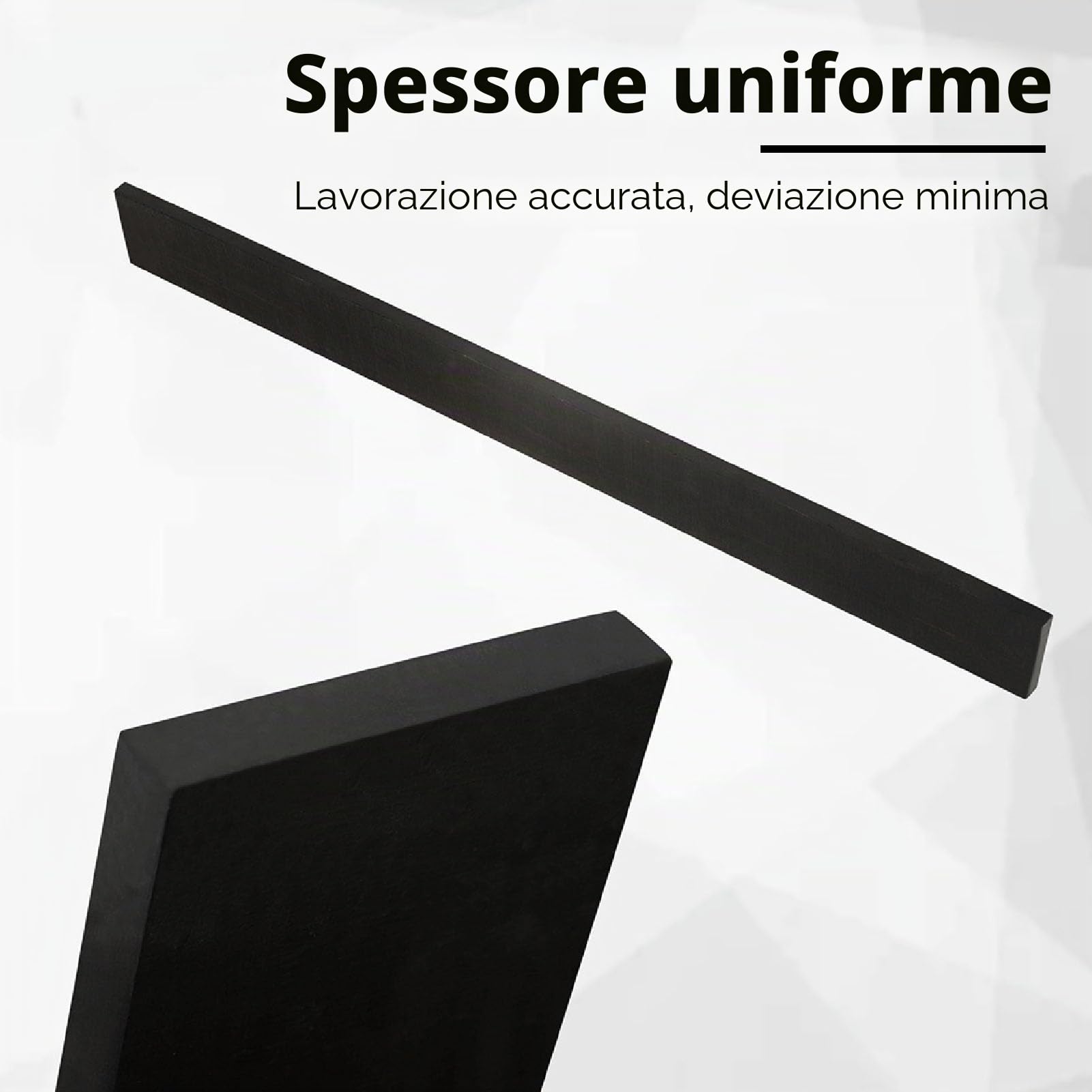 Tastiera per Basso Elettrico Sostituzione della Tastiera in Legno di Ebano Fai-da-te Ideale per Strumenti a Corda per Basso Elettrico (BLACK)