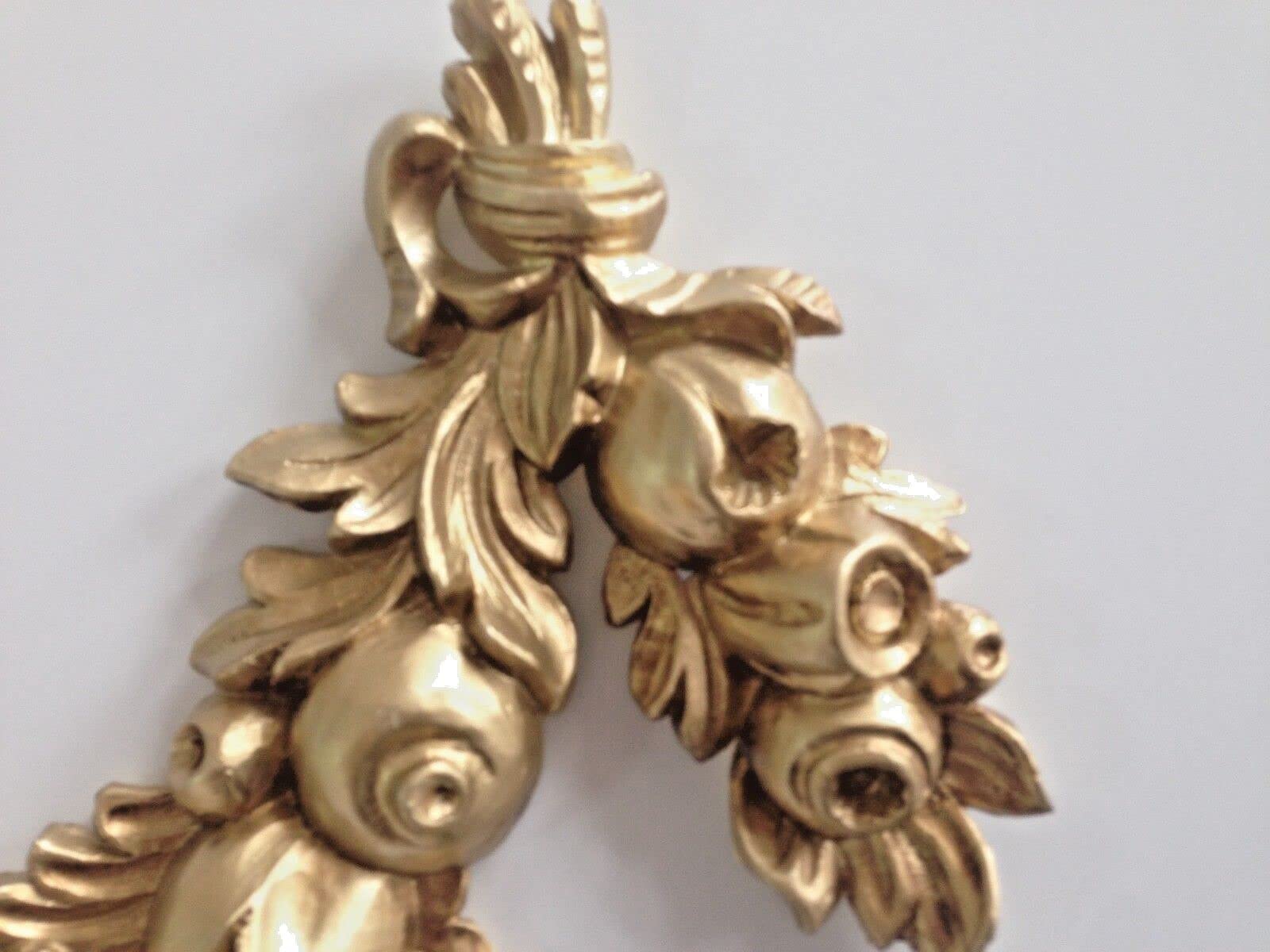 Arabesco Rococó Provençal Aplique De Parede Dourado | Parcelamento sem juros